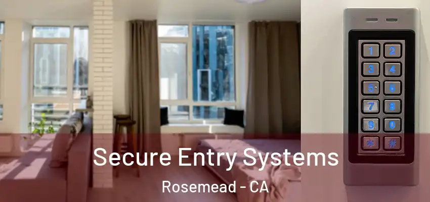 Secure Entry Systems Rosemead - CA